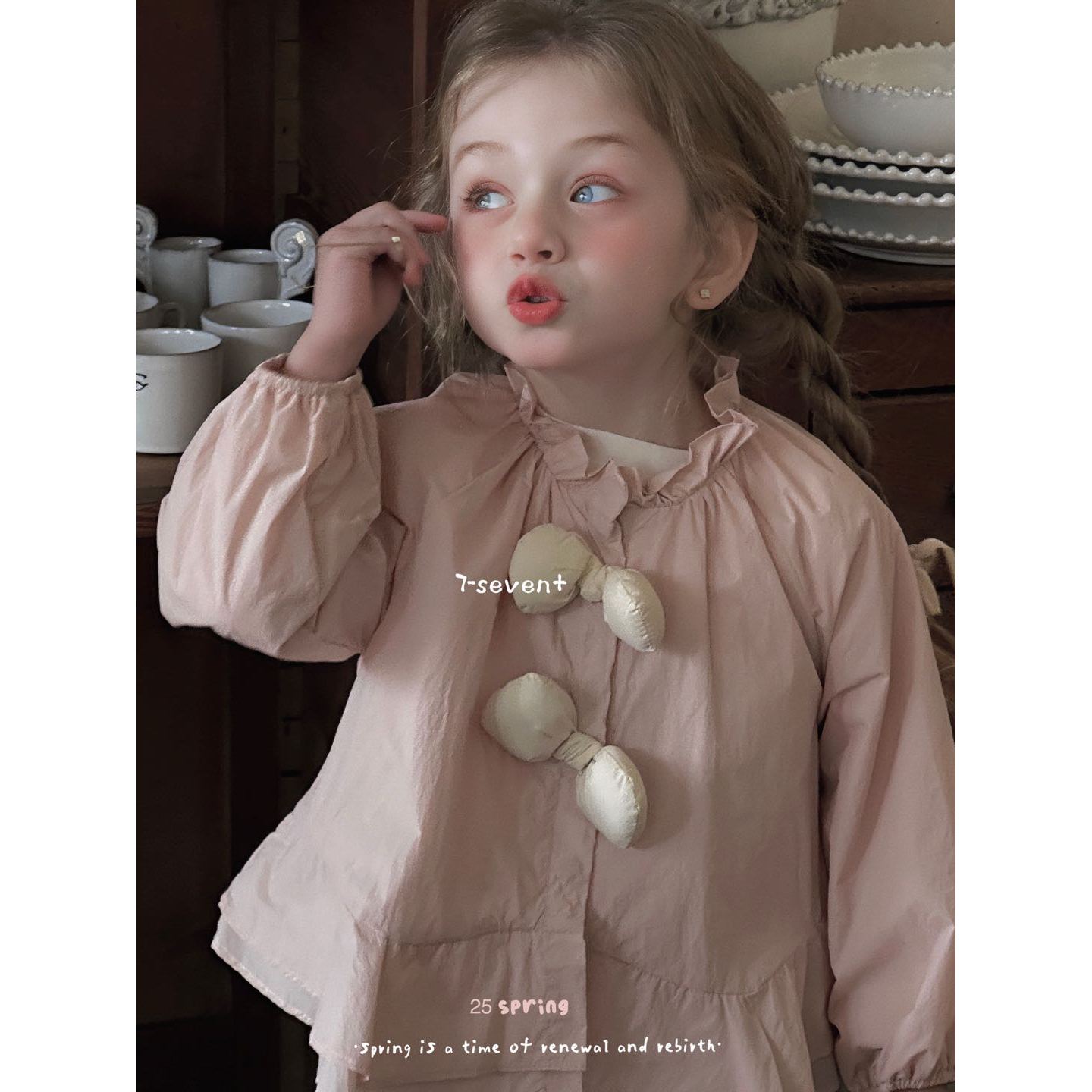 AA36~7Seven·25春~蝴蝶结上衣7488