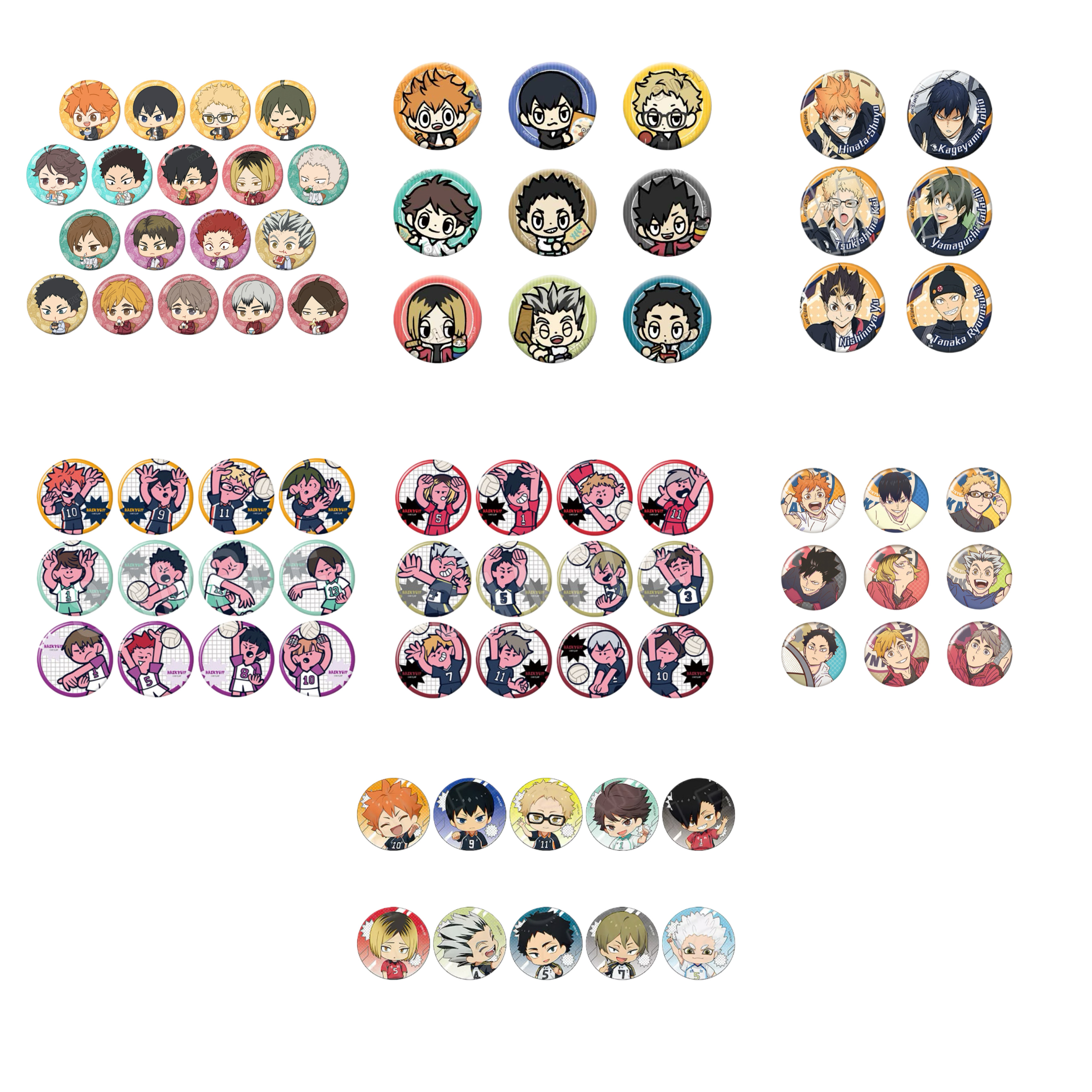 【日谷】排球少年 JF2026 晨练 Q版 扭蛋 吧唧 徽章系列（默认代拆)