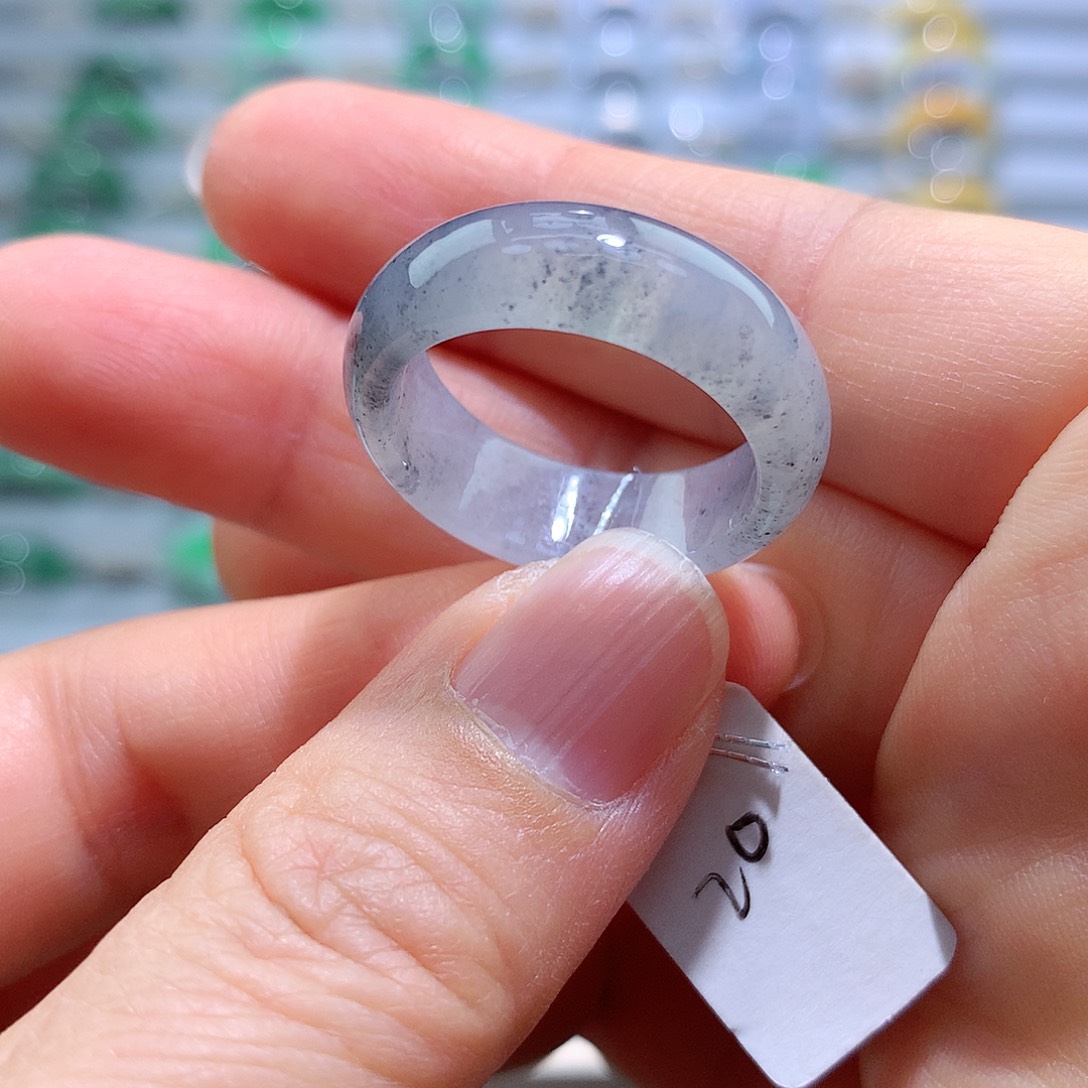 翡翠戒指未镶嵌20号