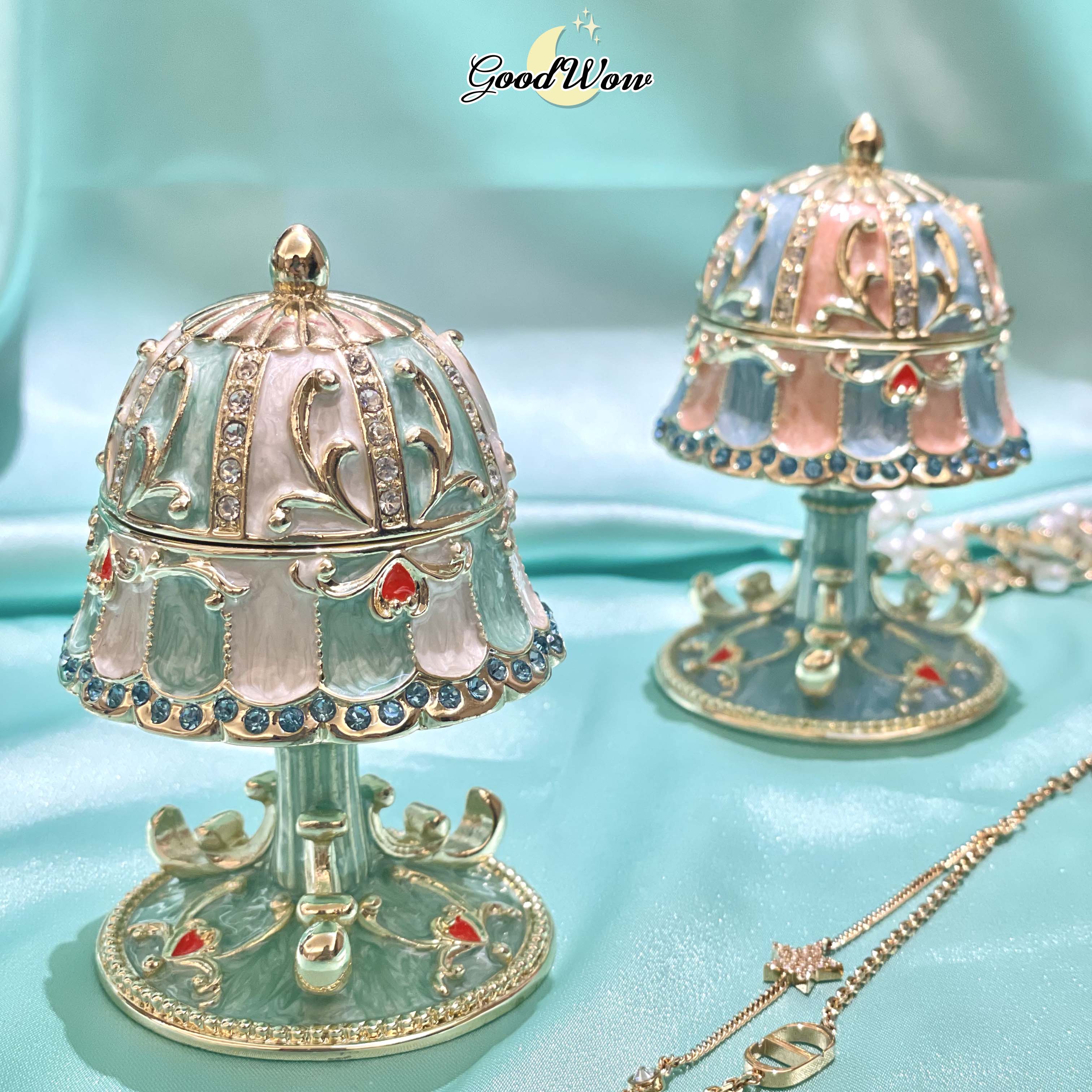 【端盒固定拆七个】珐琅彩工艺品珠宝盒拆后联系客服换款系列带盖