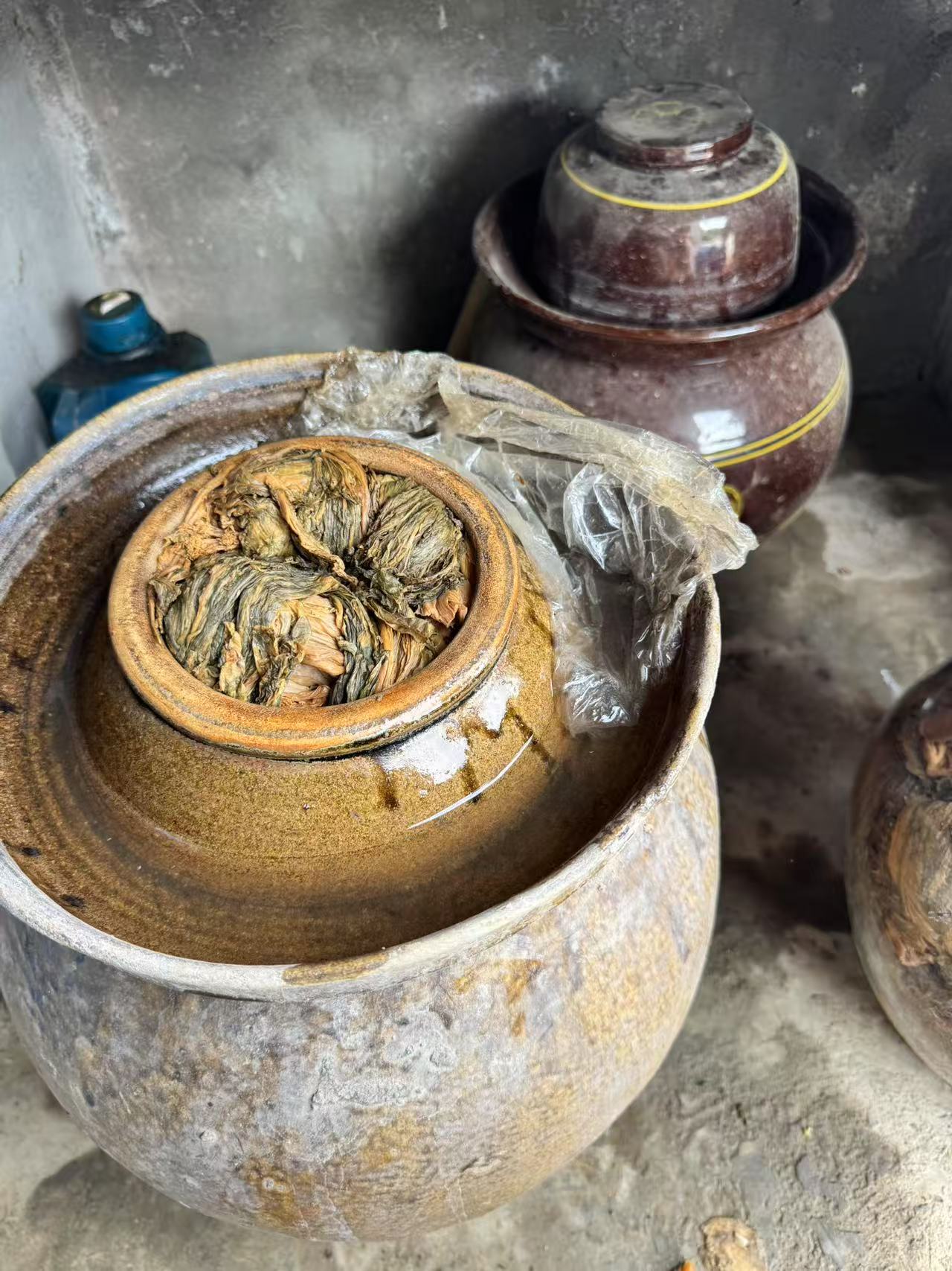 农村老坛咸菜盐菜