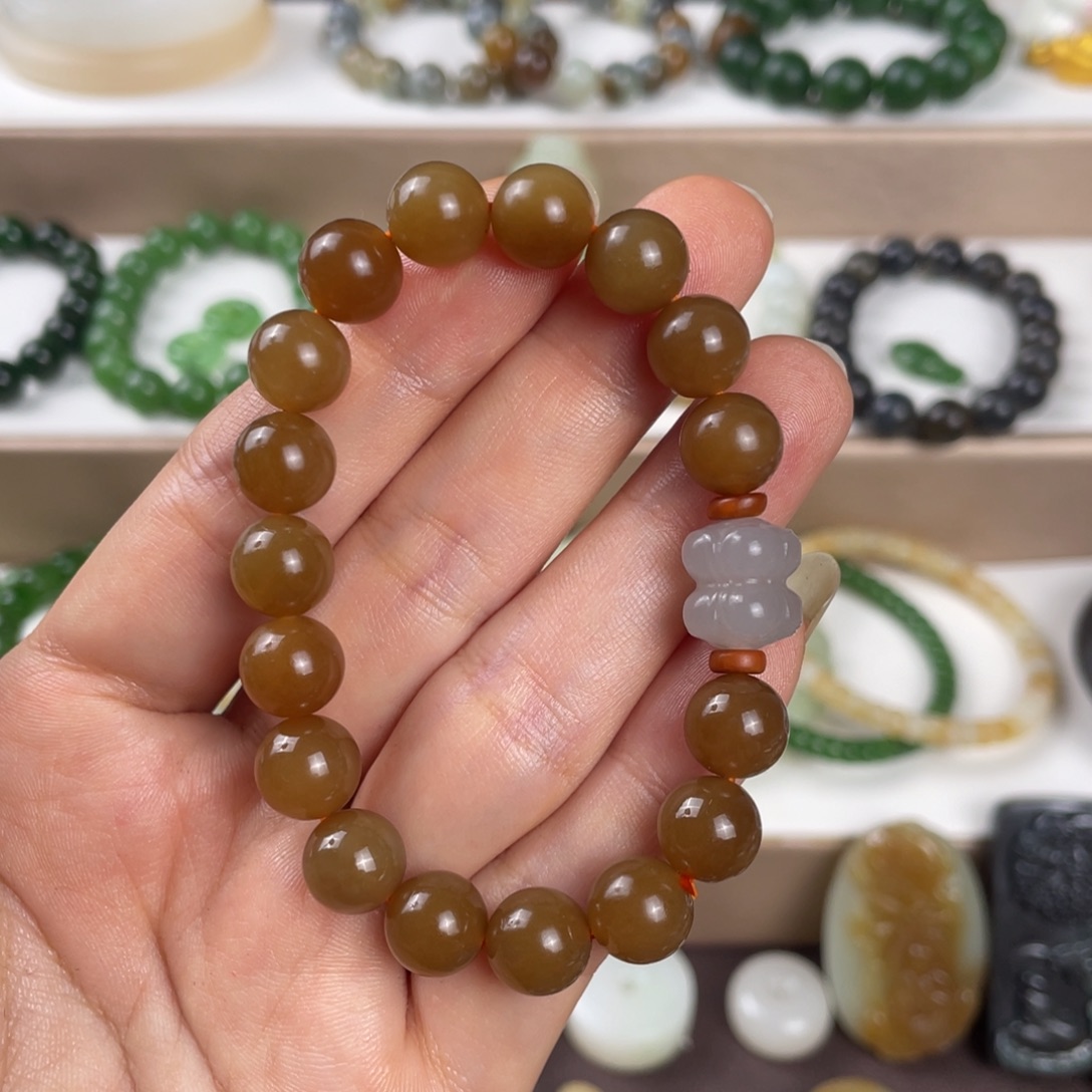 和田玉未镶嵌手链