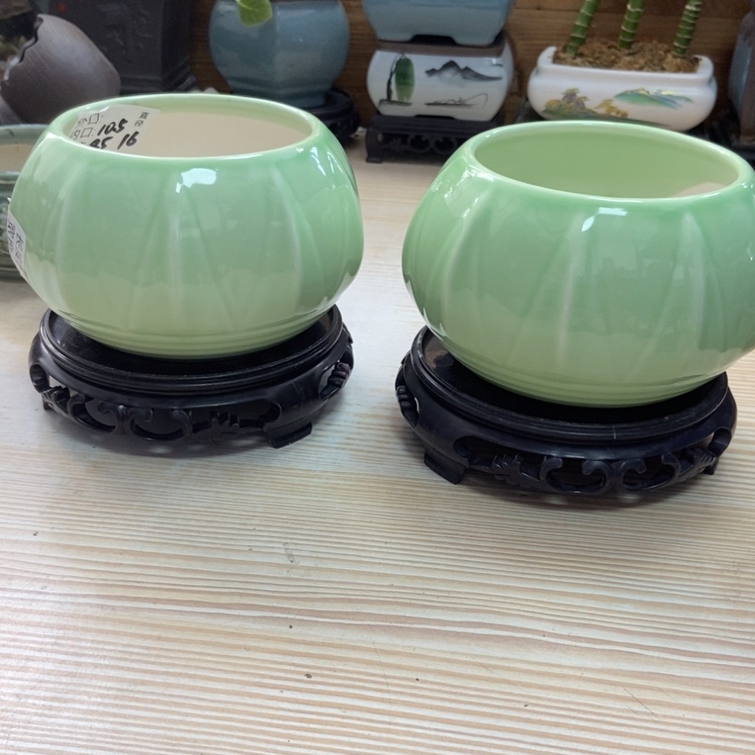 瓷片陶瓷花盆陶瓷艺术