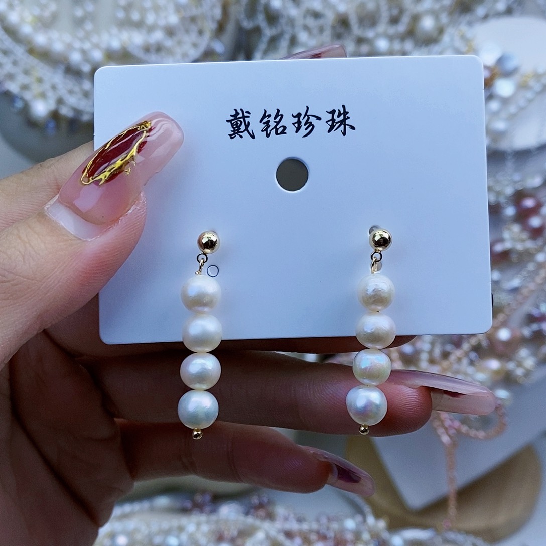 淡水珍珠颈饰银S925镶嵌