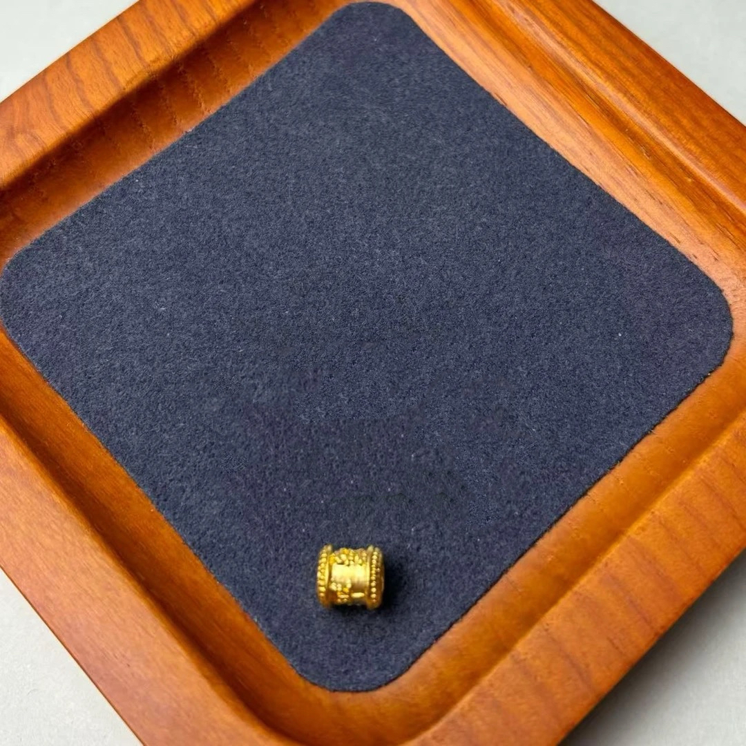 帛航金铺足金平安喜乐桶珠WH1224