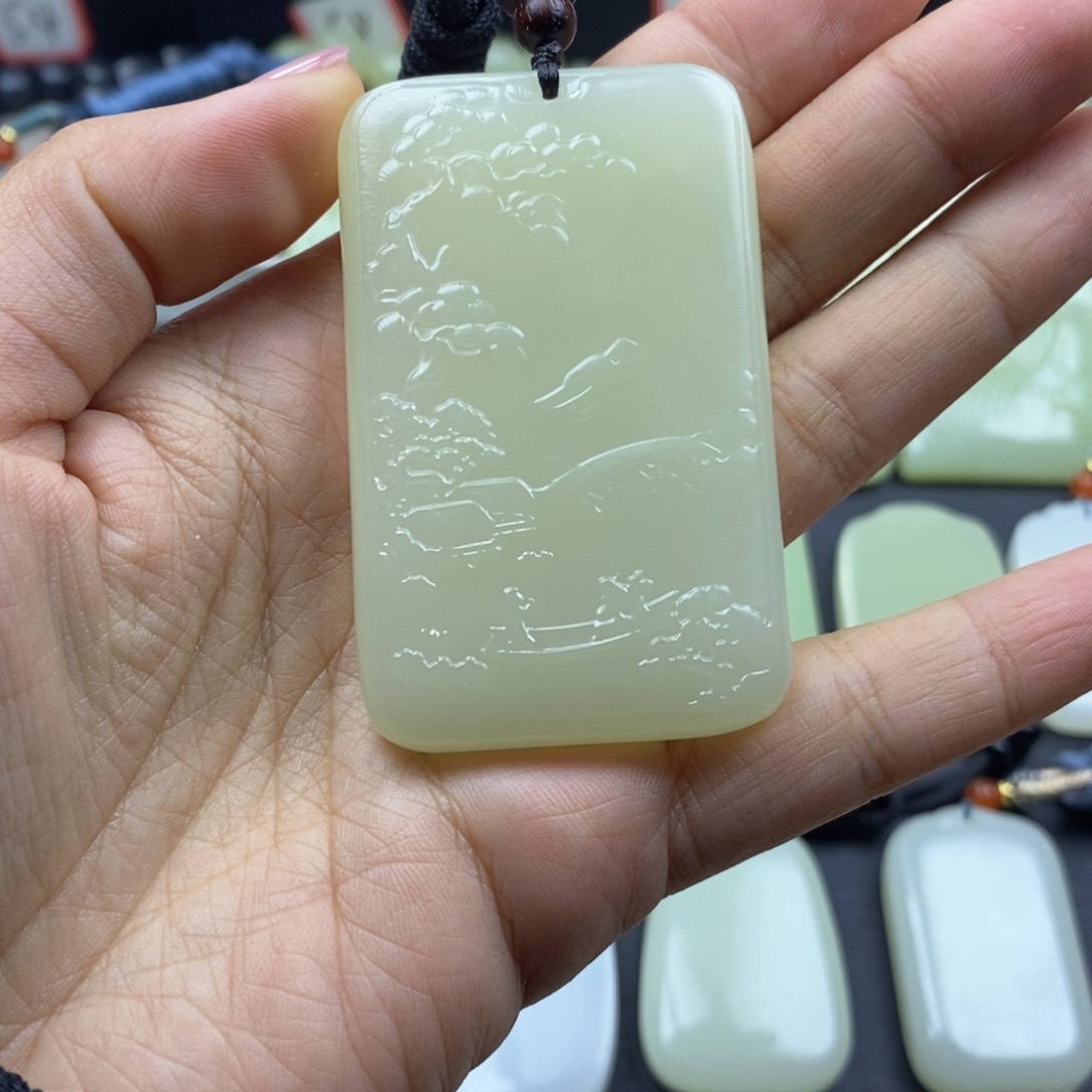 心****暖天然青海时尚山水牌