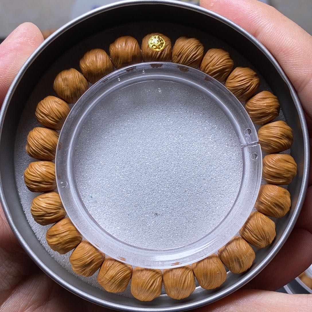 猴头核桃手串18k金标毕业鬼印无相尺寸10+全品20号