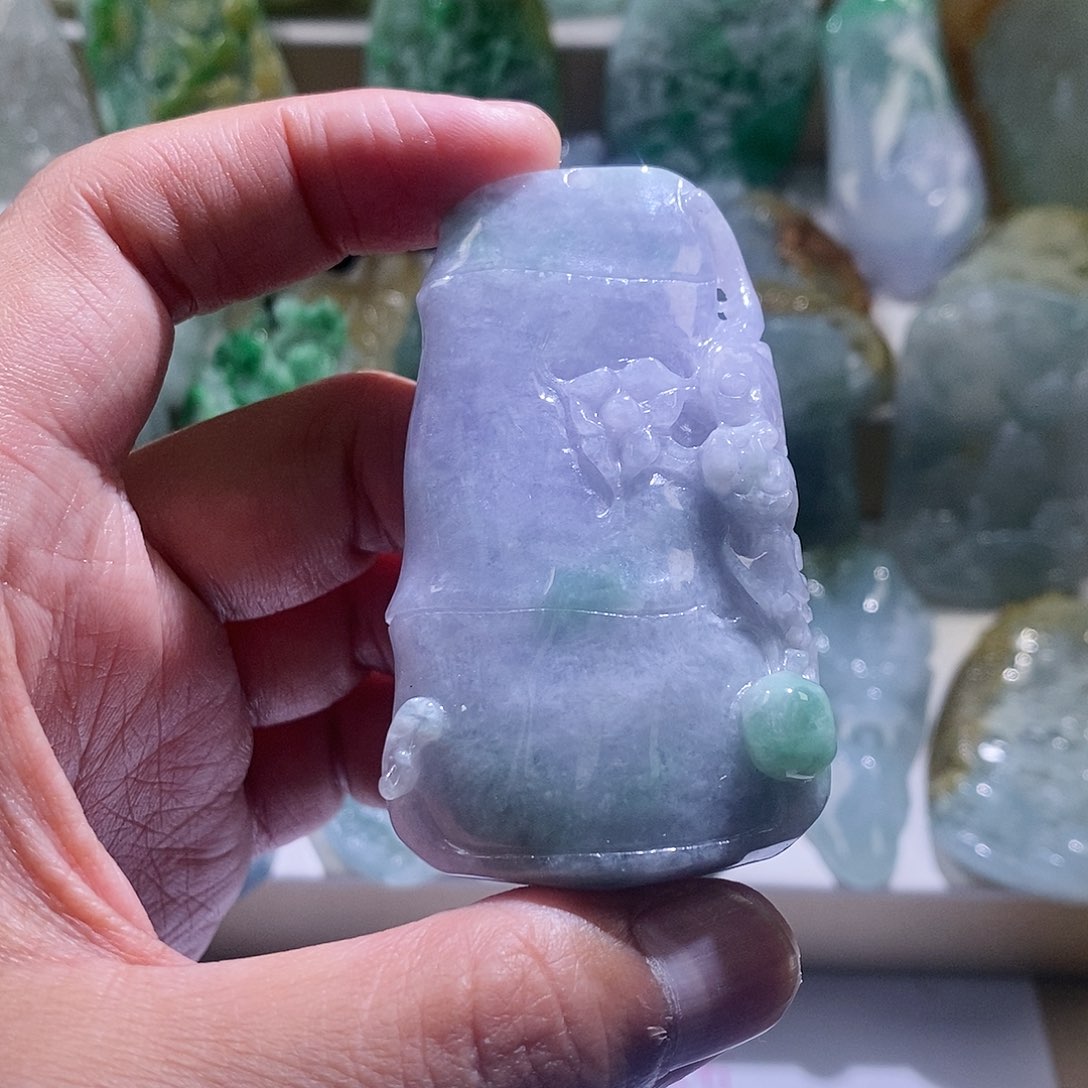 【闪购商品】翡翠颈饰未镶嵌竹节