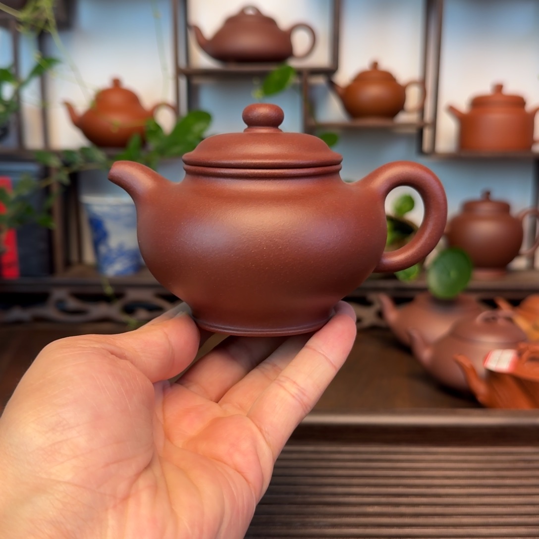 茶壶紫砂原矿紫泥掇只壶
