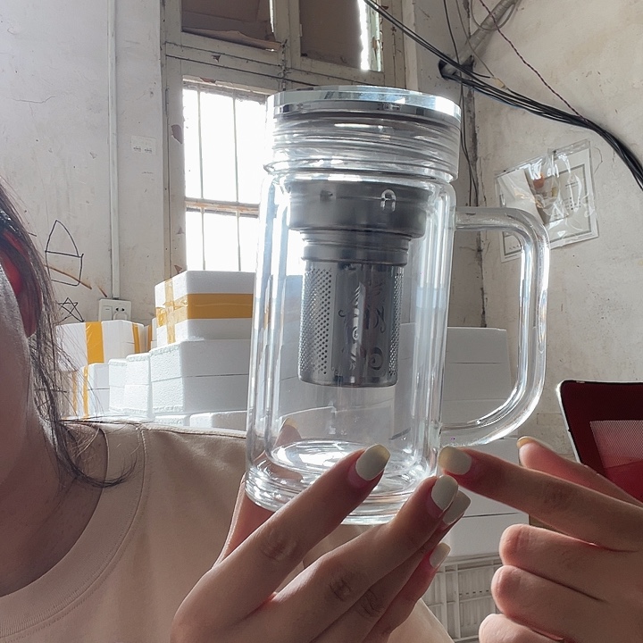 高山流水玻璃水杯