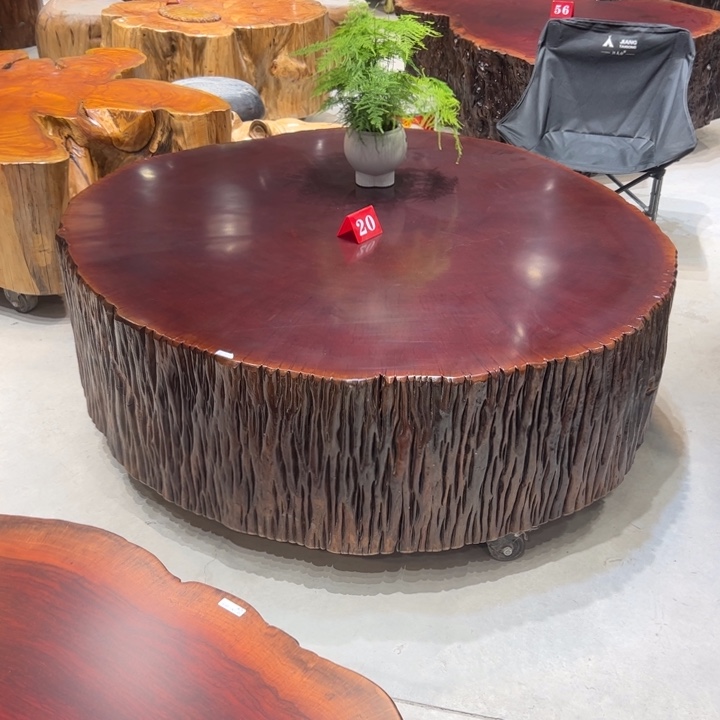 山***司木原木树墩桌特价包邮