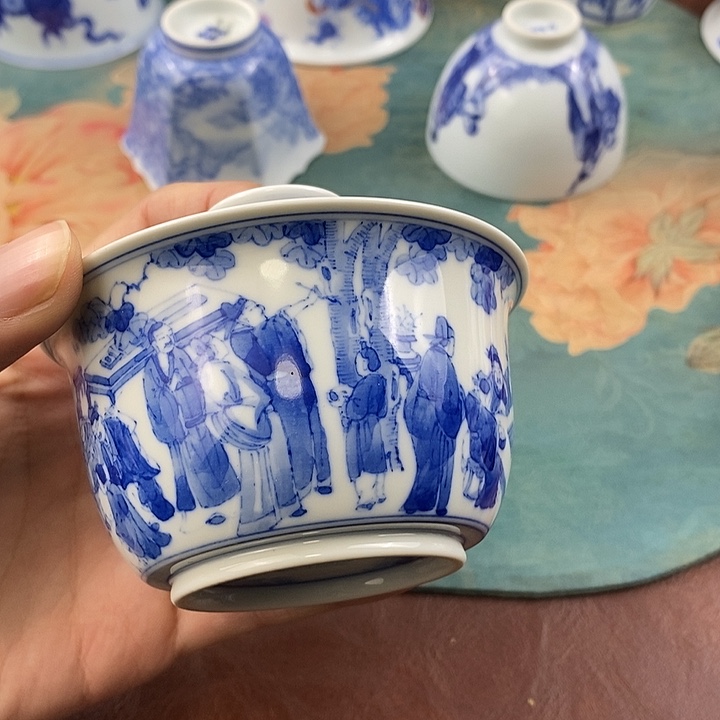 杯?****?现代景德镇全手工全手绘茶具168888