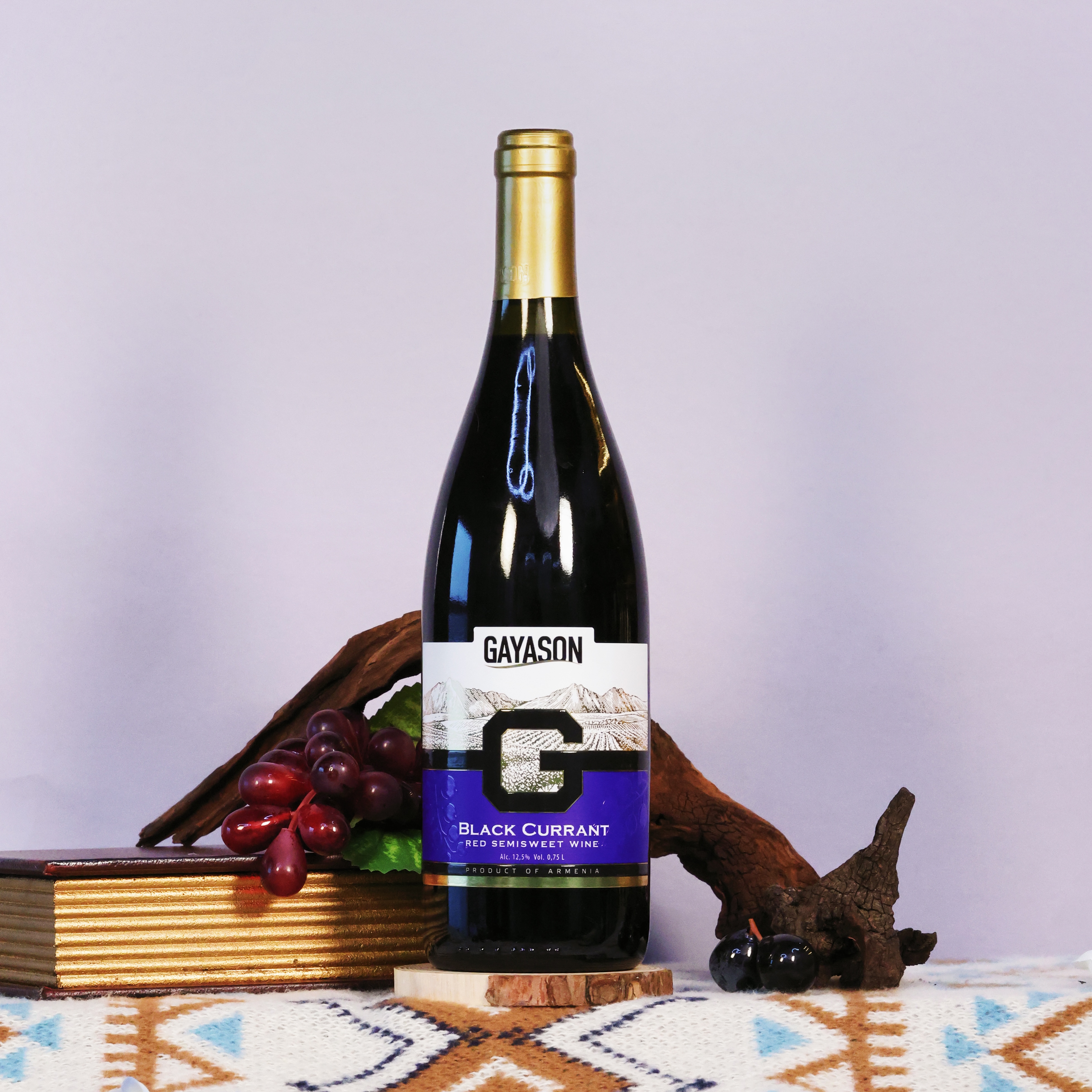 【亚美尼亚进口】木莱特 丹青 半甜红葡萄酒12.5度750ml*1