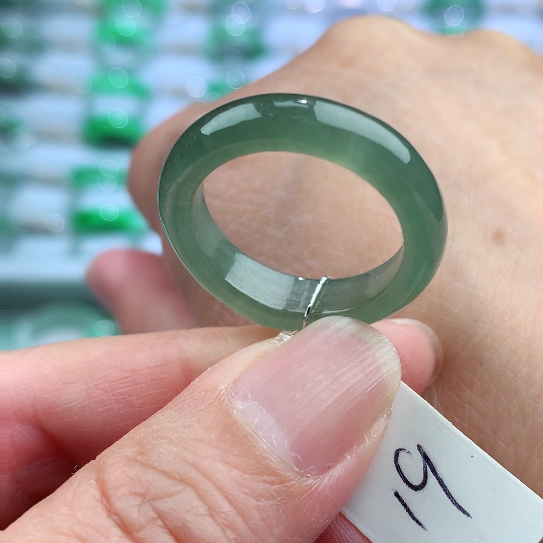 未镶嵌戒指翡翠19号