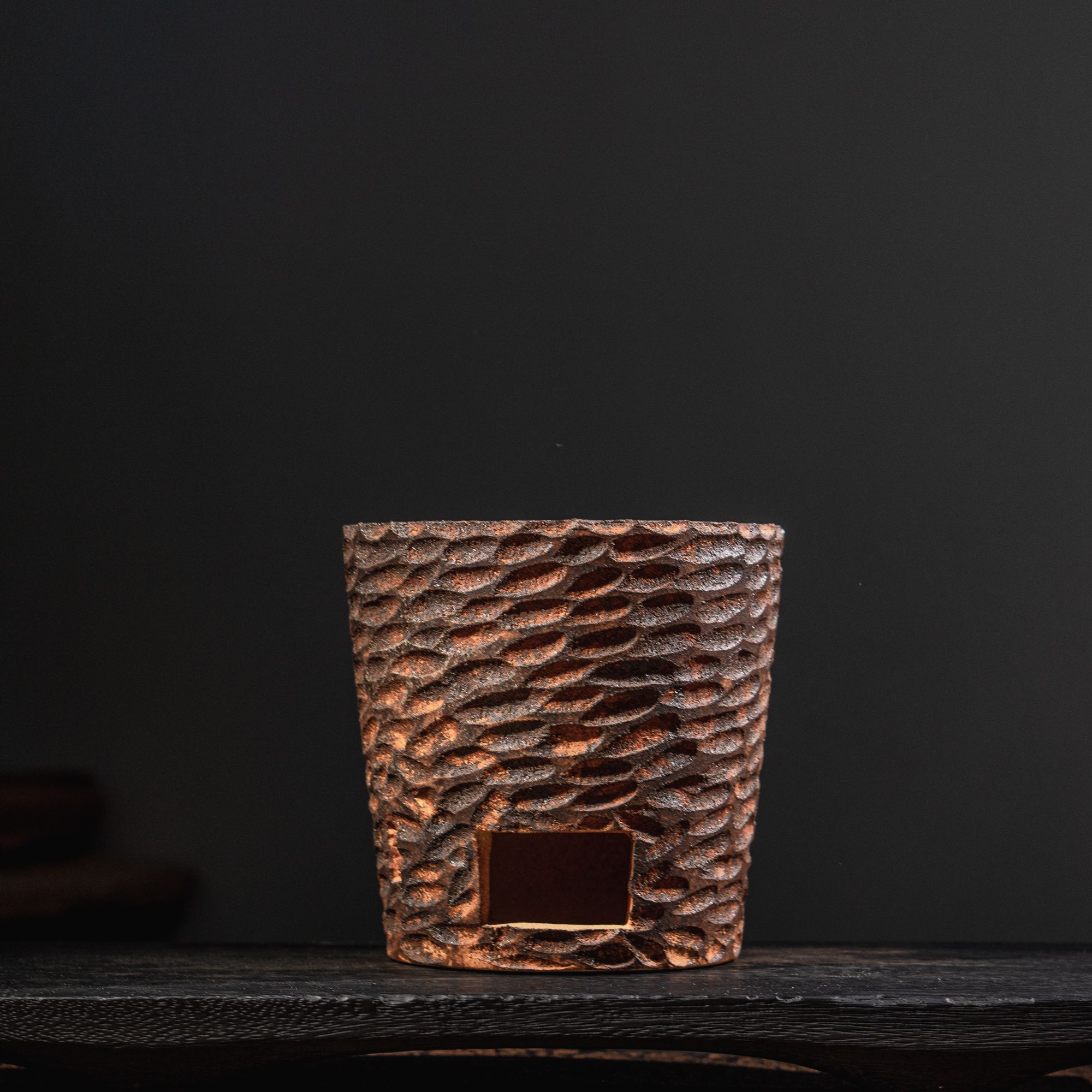 潮州窑变炭炉手工跳刀复古家用创意