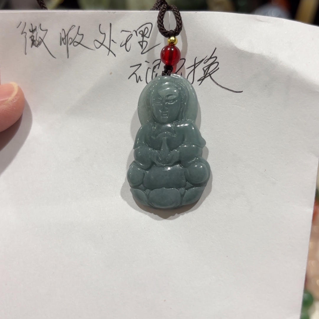 翡翠未镶嵌颈饰7777