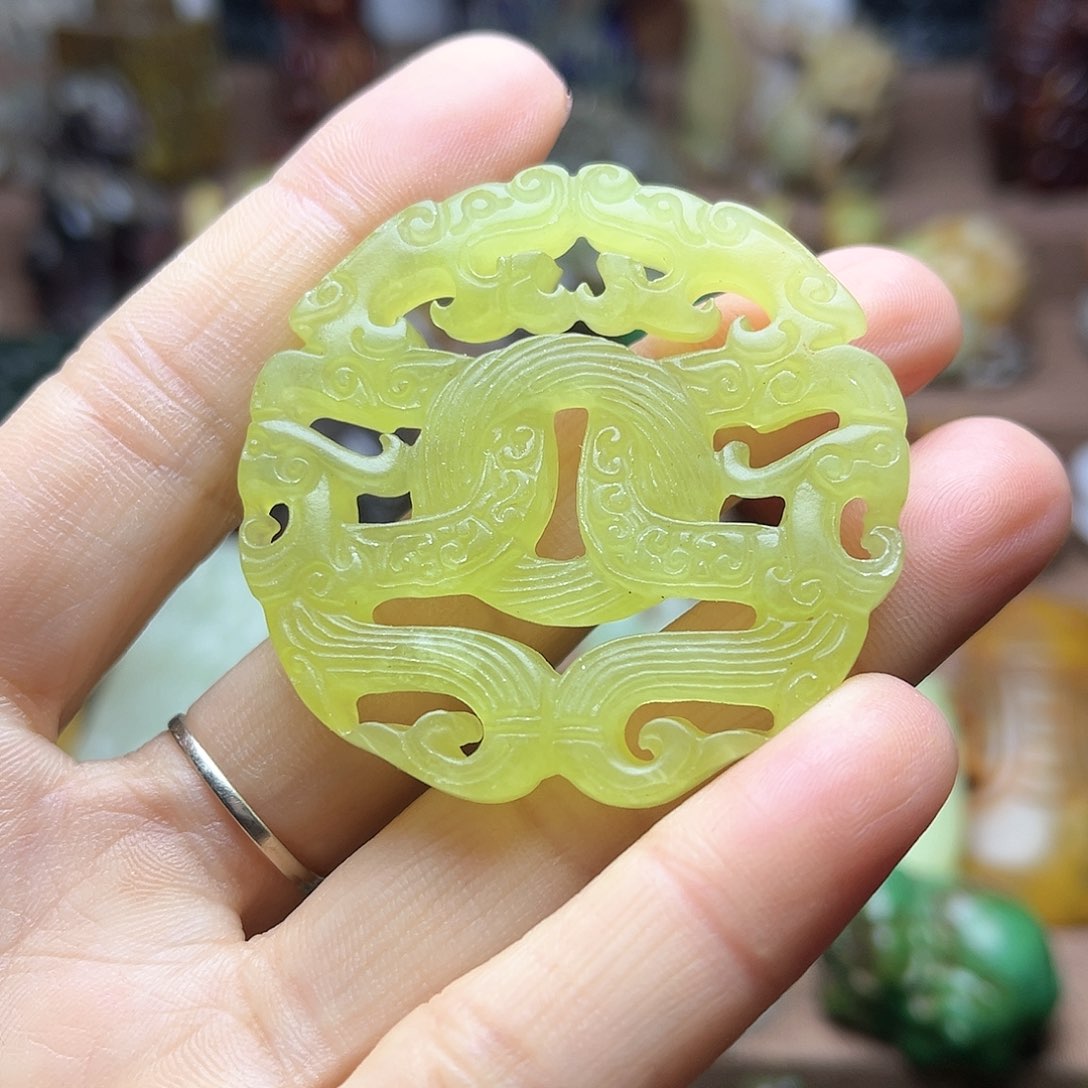 白玉菩提吊坠26。。