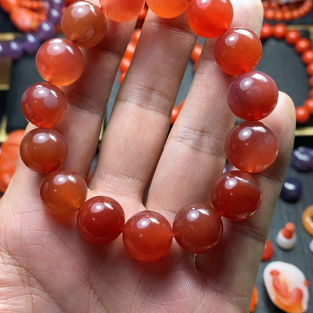 【闪购商品】南红玛瑙串未镶嵌