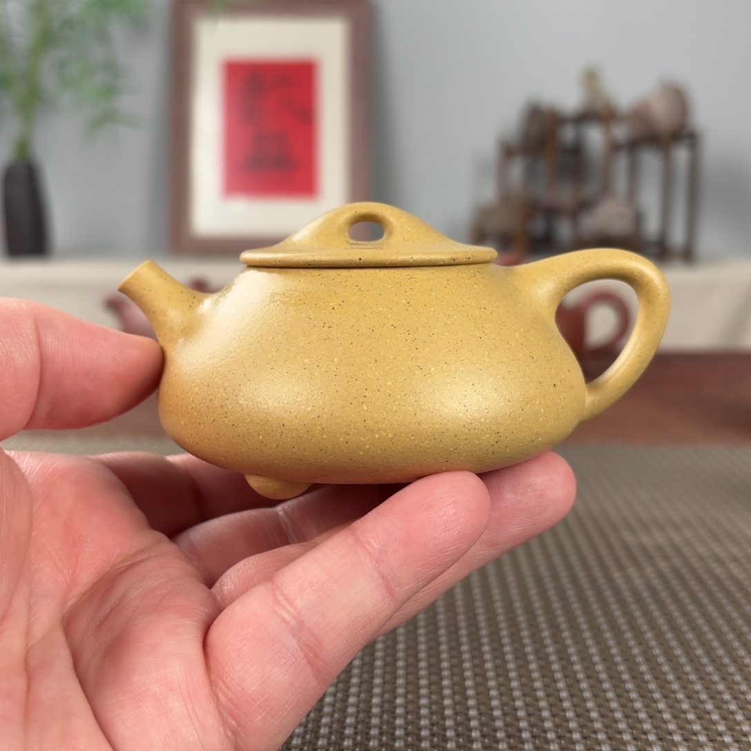 紫砂茶壶黄龙山原矿紫砂壶150