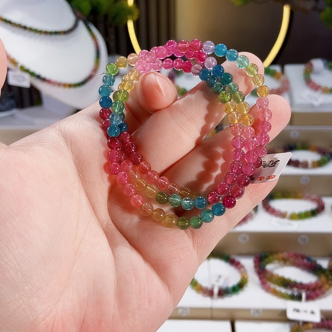 手链未镶嵌碧玺G2373045三圈颜色微差发1