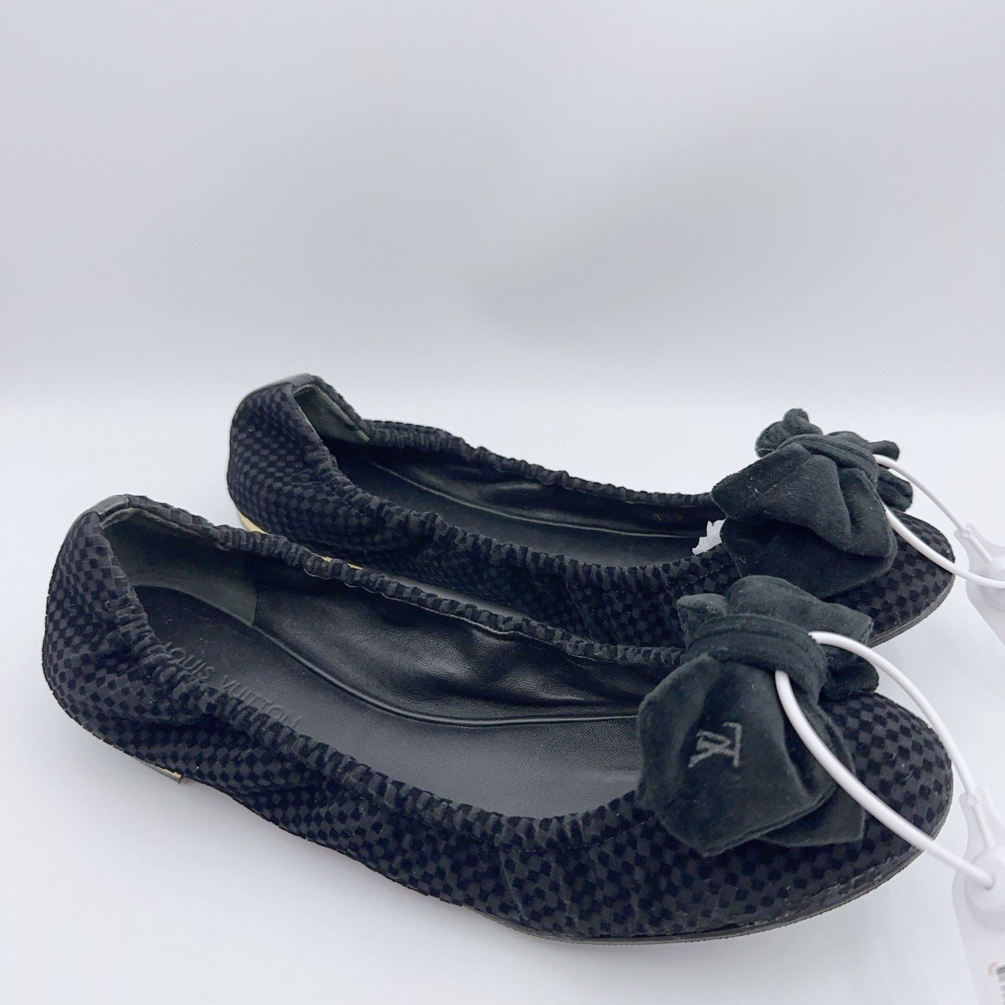 99新 LouisVuitton/路易威登 39.5码/蝴蝶结小单鞋/01728
