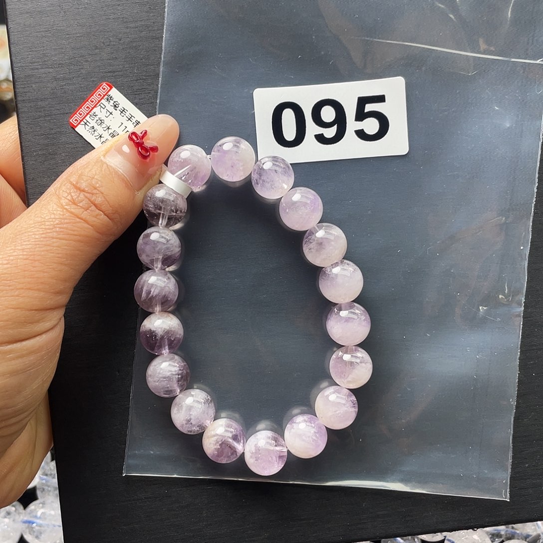 水晶手串095。未镶嵌