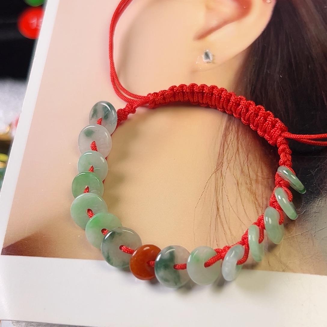 翡翠未镶嵌手链手链