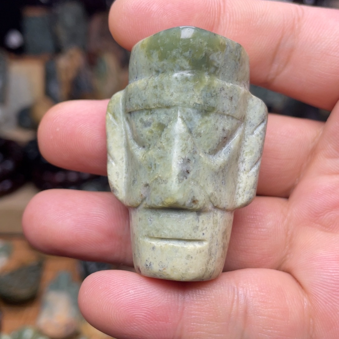 岫岩河磨玉（透闪石质玉）未镶嵌颈饰