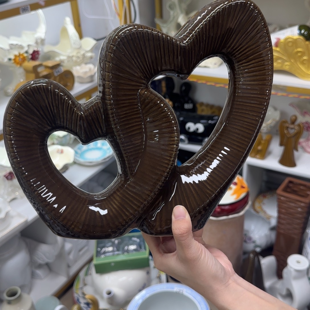 瓷片陶瓷工艺花瓶摆件