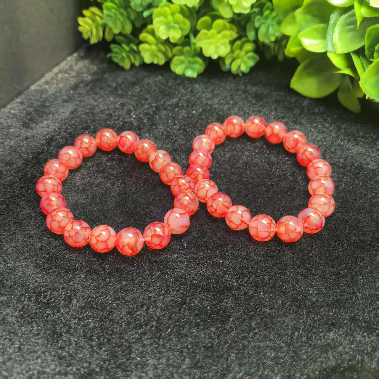 S7593【东齐珠宝】雪龍天晶玛瑙手串-多样性发货只发一件