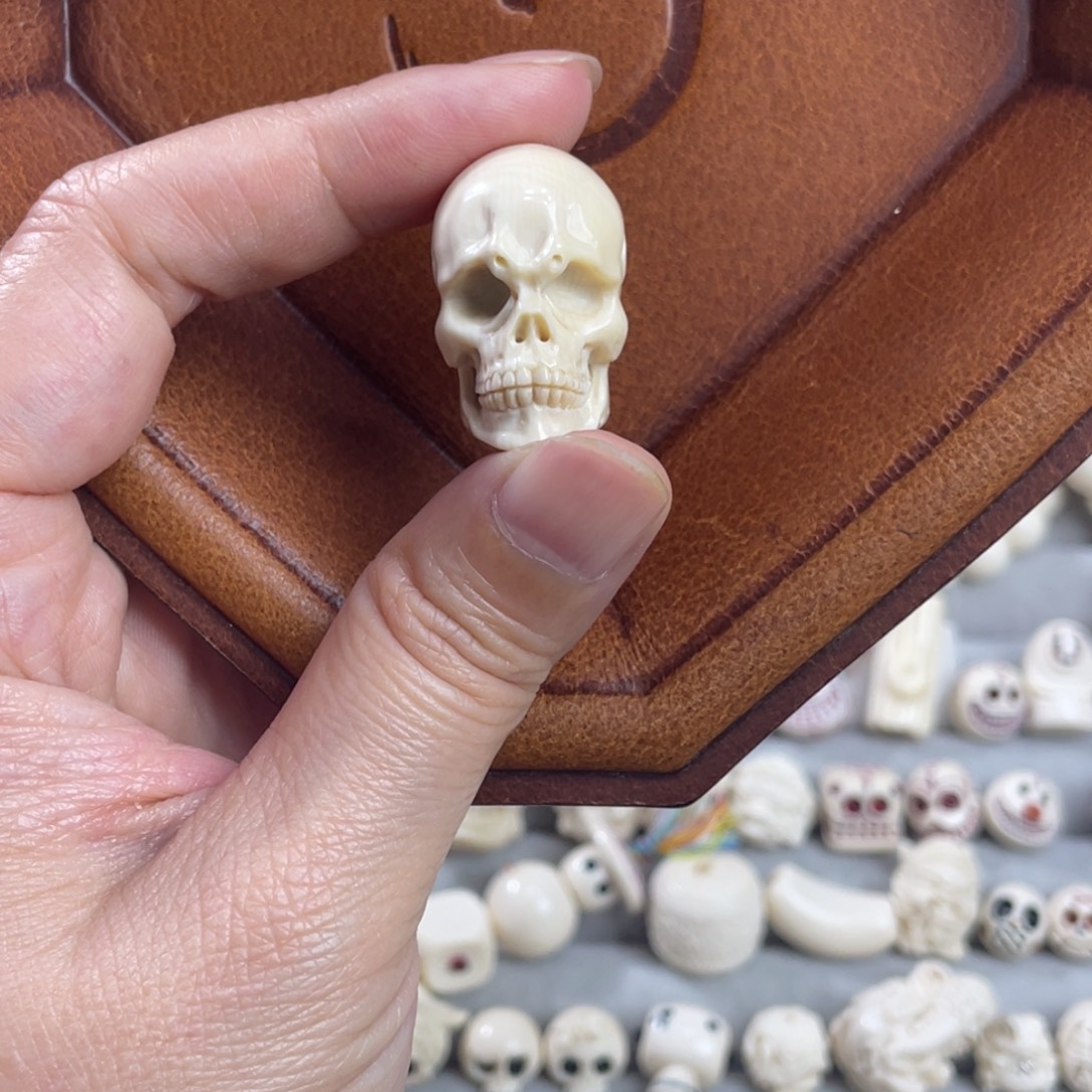 猛犸象牙手串/手链/手镯骷髅
