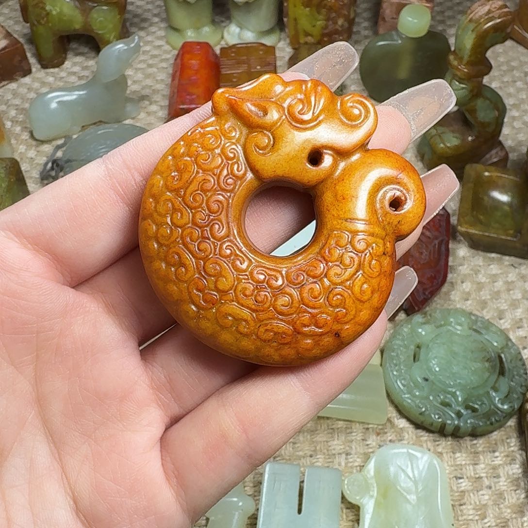 白玉菩提吊坠挂件