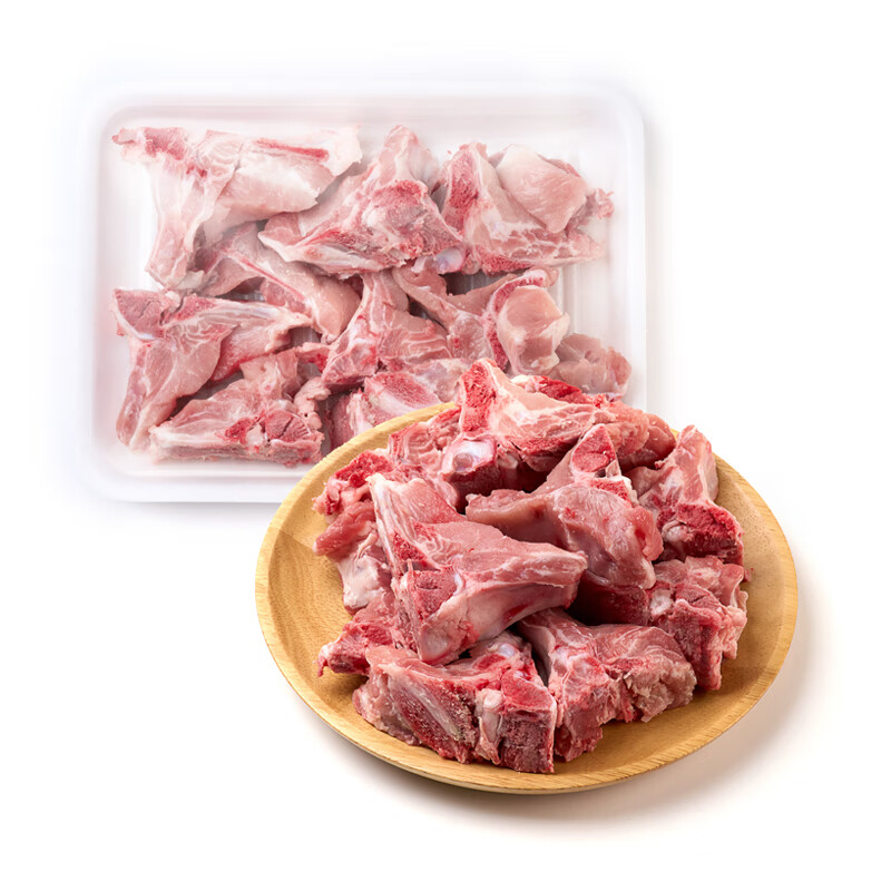 【180天白猪家庭装】冰鲜带肉脊骨1kg