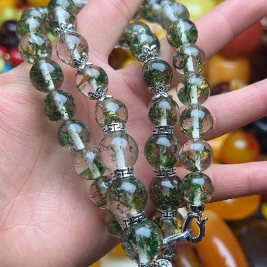 琥珀手串未镶嵌蜜蜡