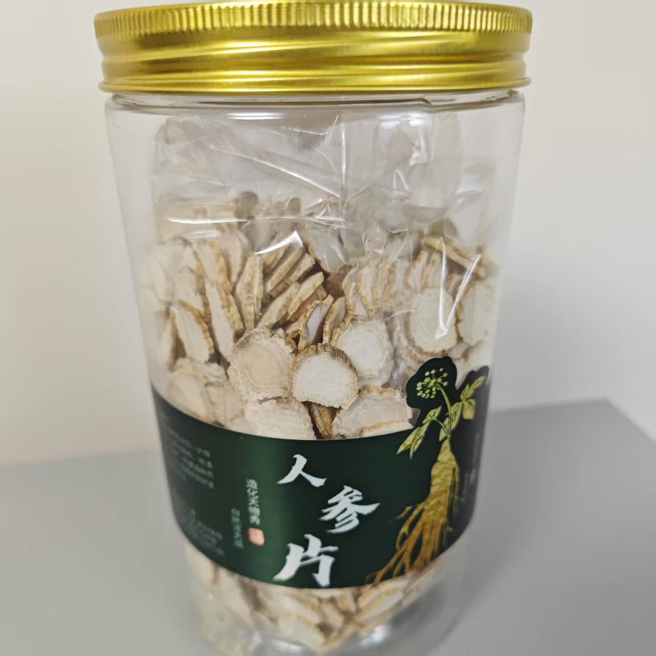 长白山脉正宗白参片切片可泡水生晒参干货高品质滋补