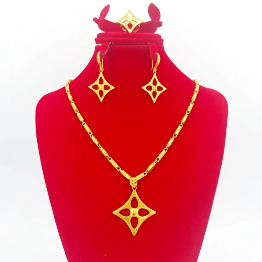 铜合金吊坠 不掉色精致女士首饰46克قۇم ئالتۇن ئۆزگەرمەيدۇ 时尚