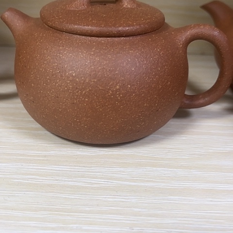 紫砂茶壶黄降圆福160c v