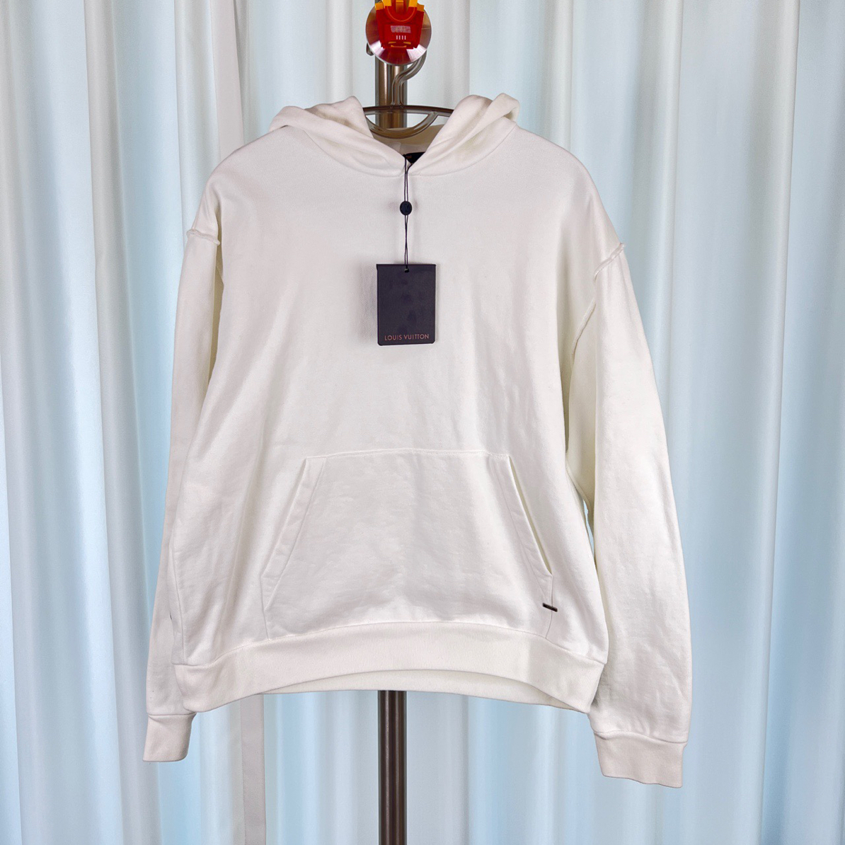 未使用 LouisVuitton/路易威登 LV白色说明书字母卫衣帽衫/B03150