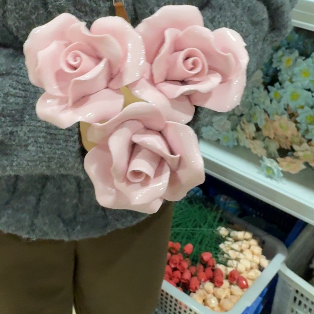 陶瓷花，拍满20发货，退款拉黑