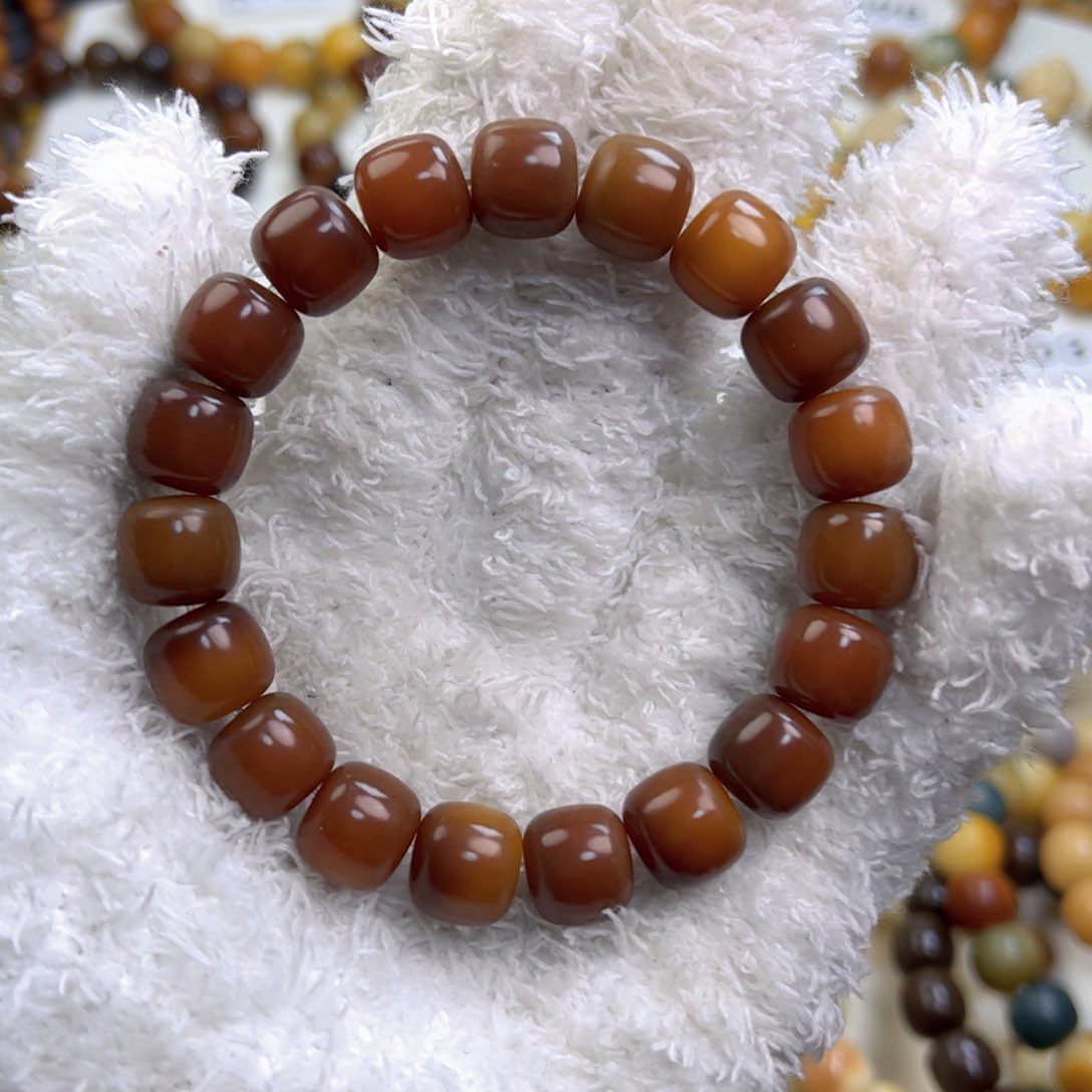 菩提根/象牙果手串焦糖