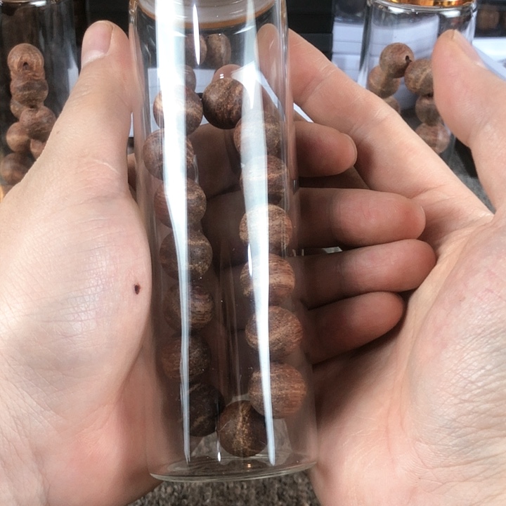 降真香手串/手链1.5紫罗兰黄金甲木碳化料