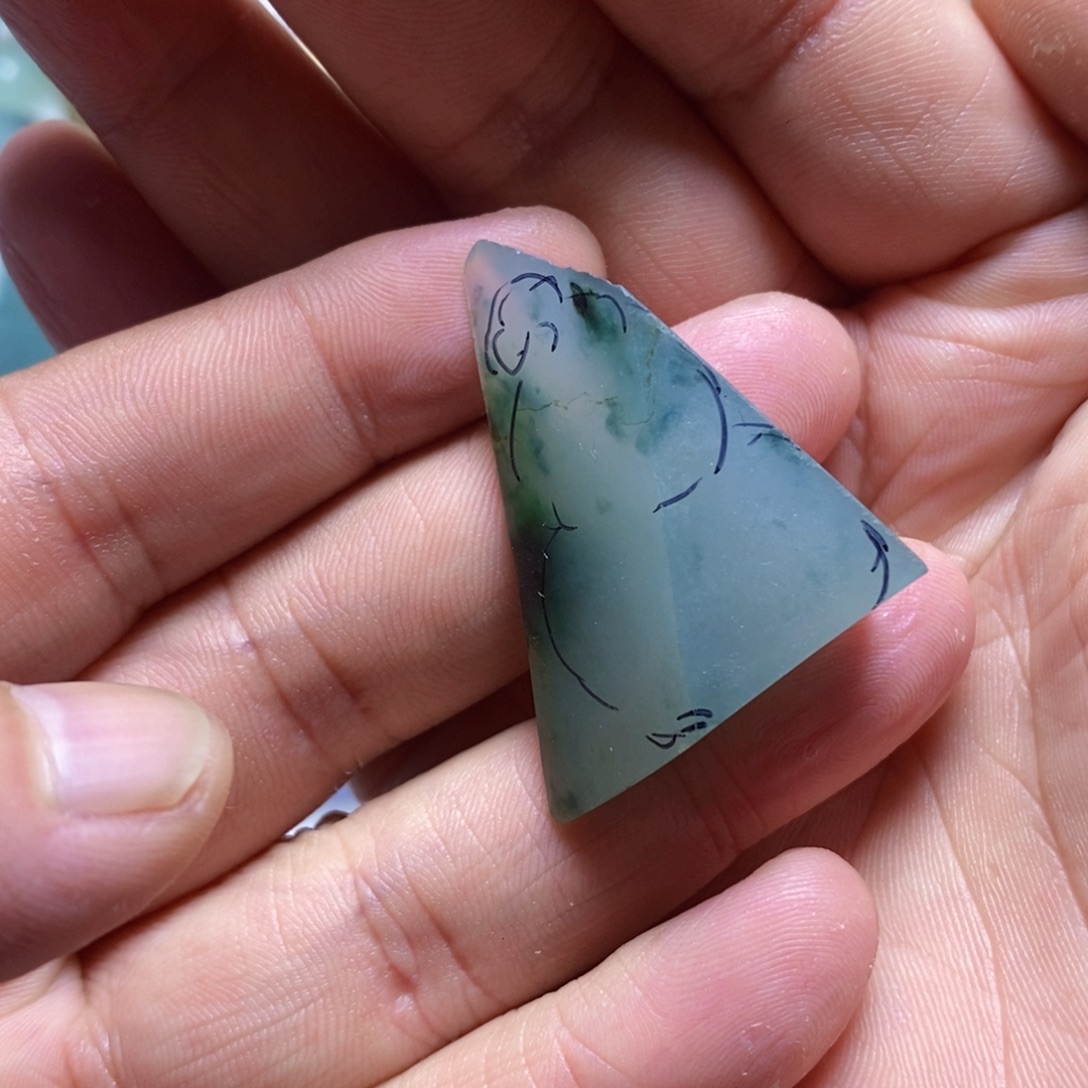 未镶嵌翡翠耳饰翡翠