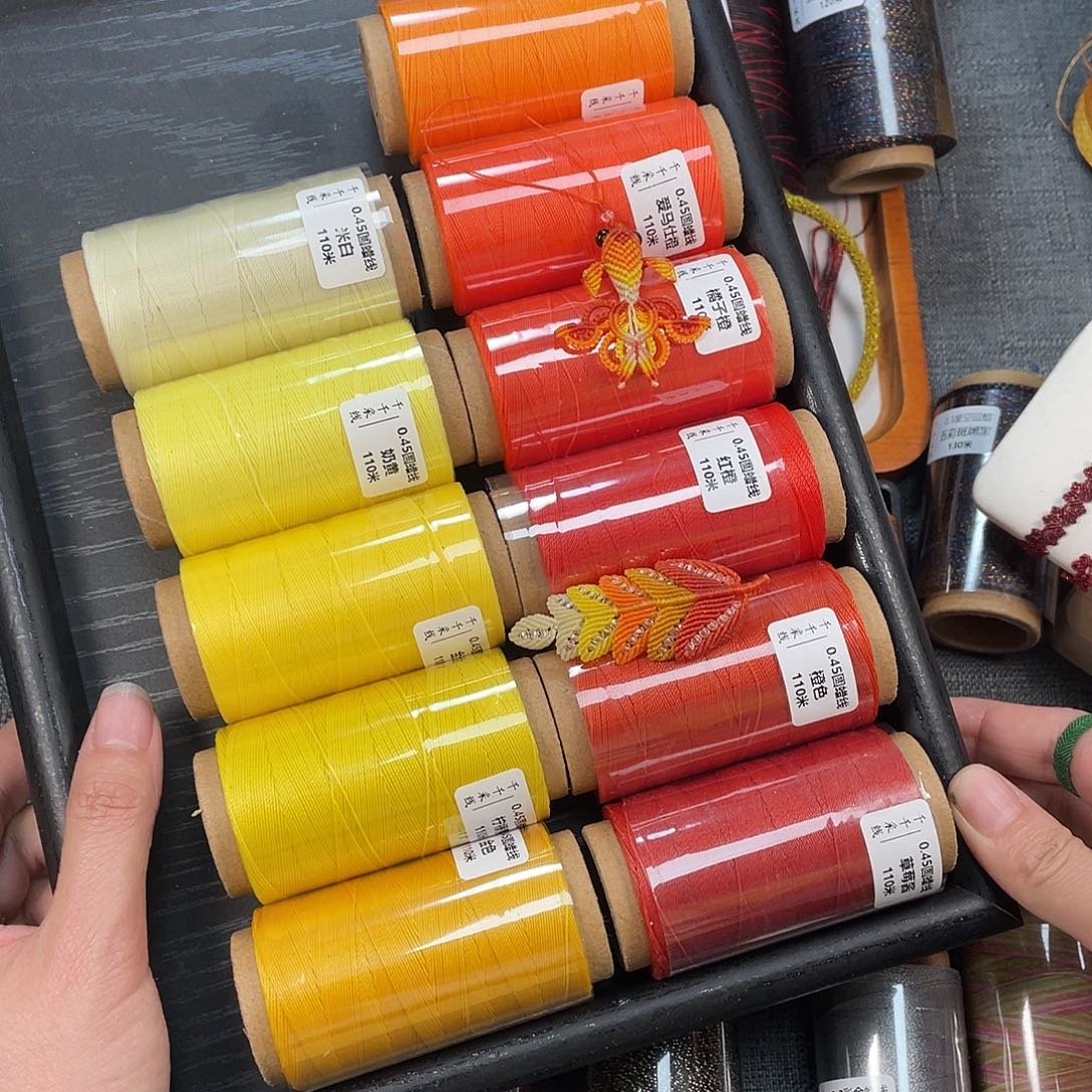 聚酯纤维0.45圆蜡线11 卷 1号