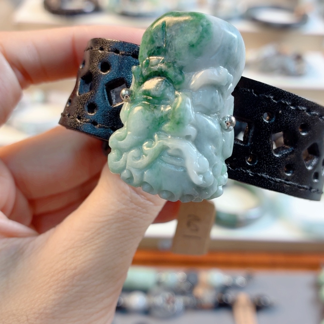 翡翠未镶嵌手链手串