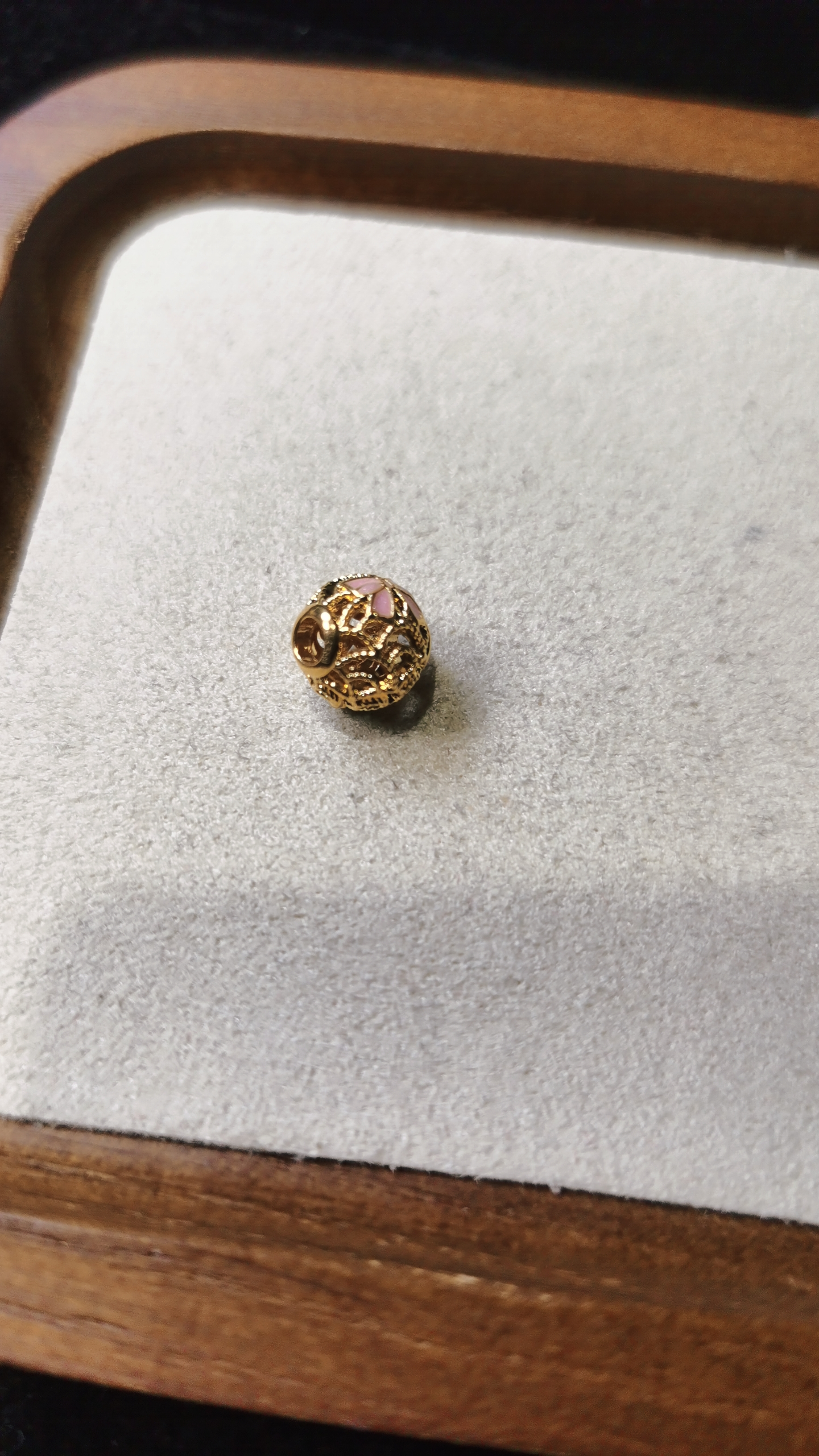 足金999精品5D0.42克圆珠转运珠