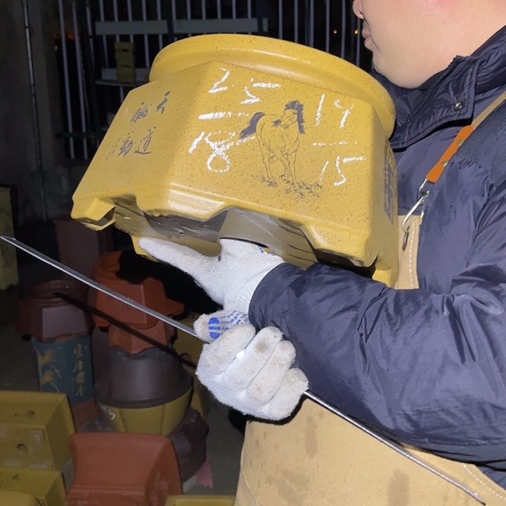 紫砂花盆紫砂等传统