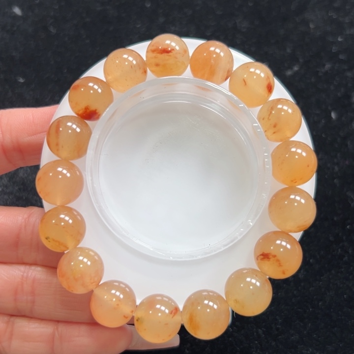 石英质玉手链未镶嵌➕朵朵12.5