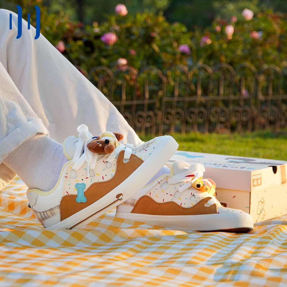 夏季新中式高颜值面包鞋腊肠小狗配色小众休闲网红百搭国潮滑板鞋