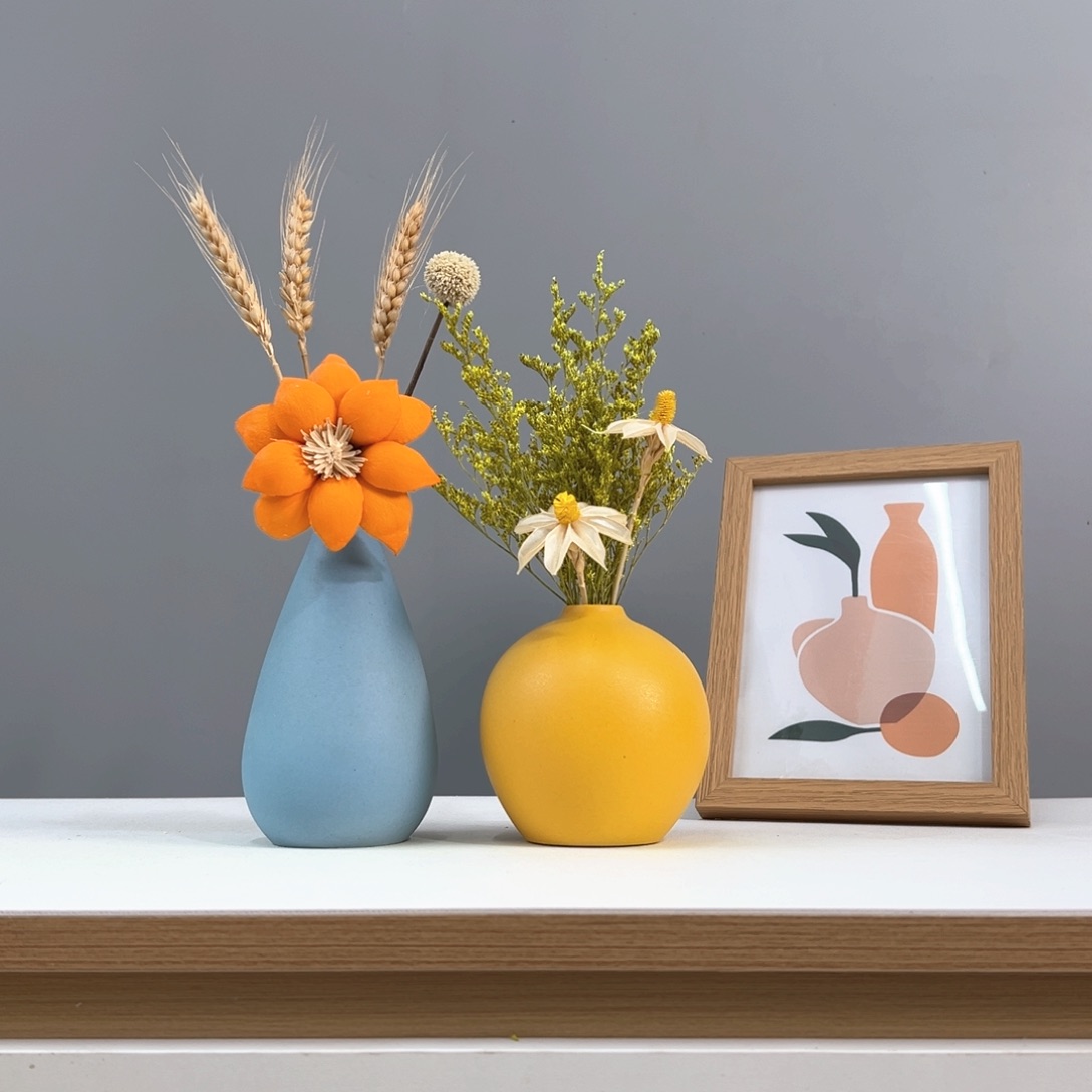 瓶花瓶带花高度20-30厘米左右