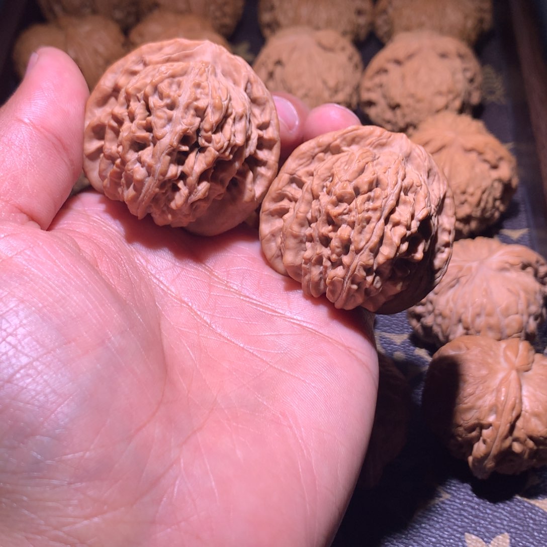 文玩核桃把件42四座楼